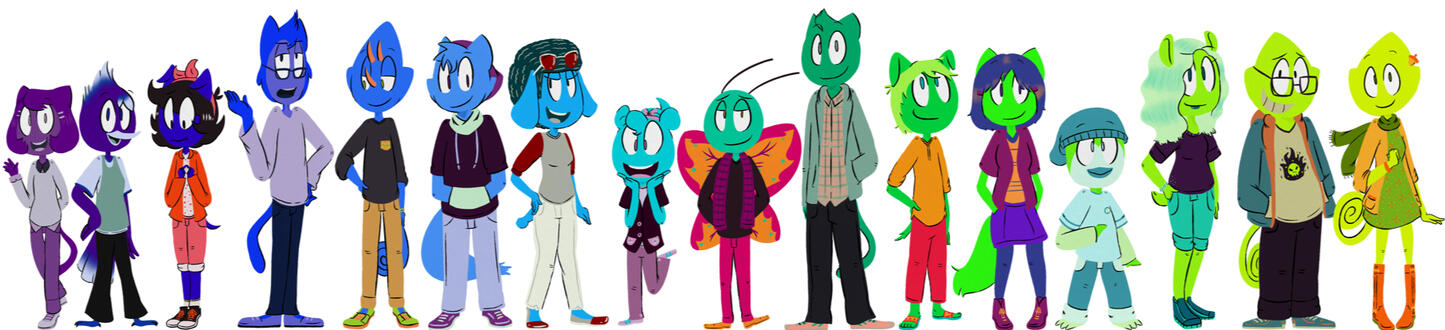 Huevember 2017 OCs Part 2