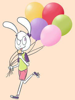 Sweet Treat and Balloons